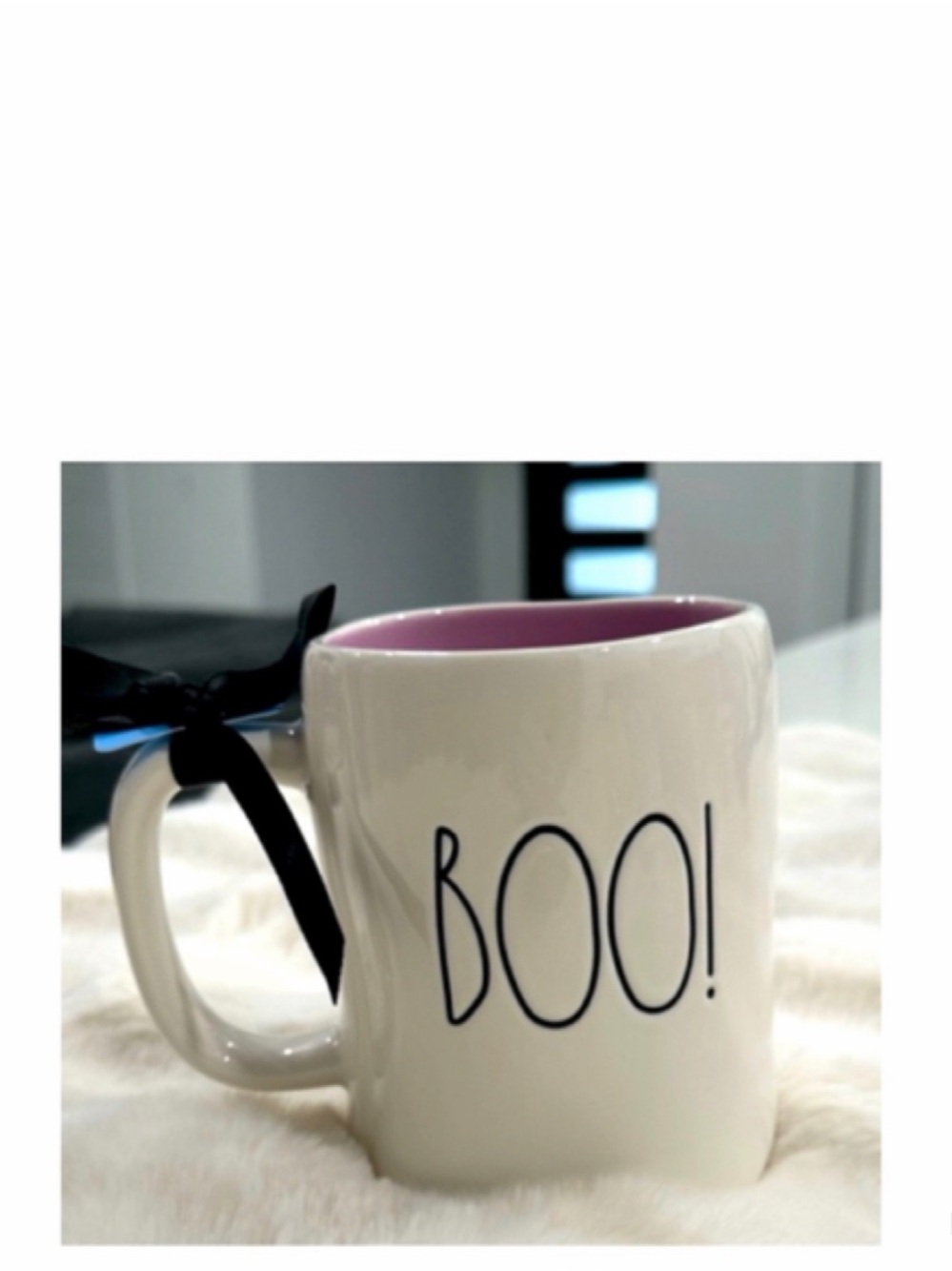 NEW Rae Dunn x Disney Pixar Monsters Inc Boo Mug Purple Mike, Sulley & Boo